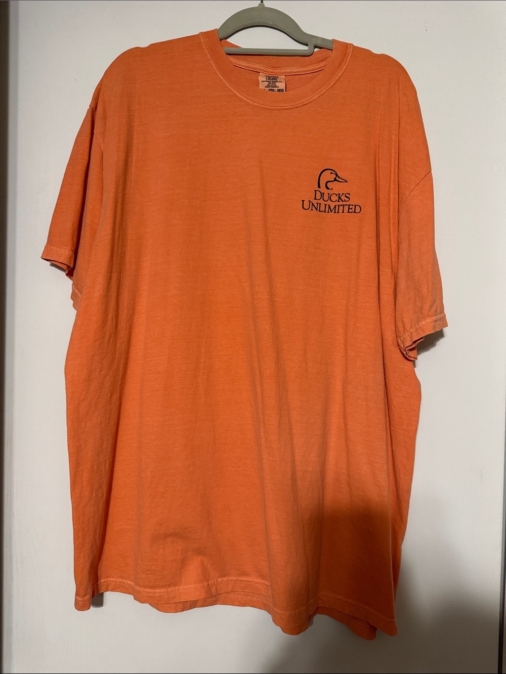 Ducks Unlimited Men's Short Sleeve Orange Logo Tee